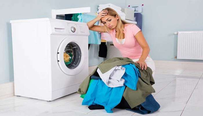 عدم تخلیه آب ماشین لباسشویی چه دلیلی دارد؟