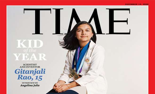 برای نخستین بار یک نوجوان به خاطر فعالیت‌های علمی خود از سوی مجله تایم به عنوان شخصیت سال انتخاب شد