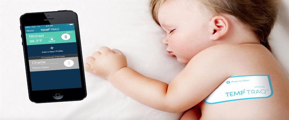 تمپ‌ترک ، برچسب هوشمند نظارت بر دمای بدن کودک