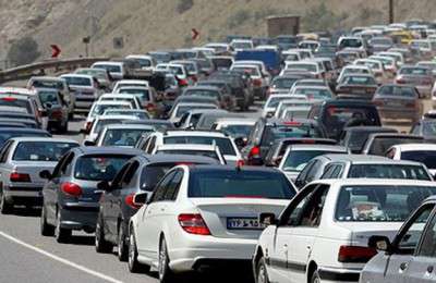 ترافیک سنگین در جاده چالوس و سه‌راه مرزن‌آباد/کندوان فردا یک‌طرفه است
