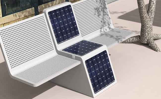استارتاپ ایرانی نیمکت های خورشیدی تولید می کند